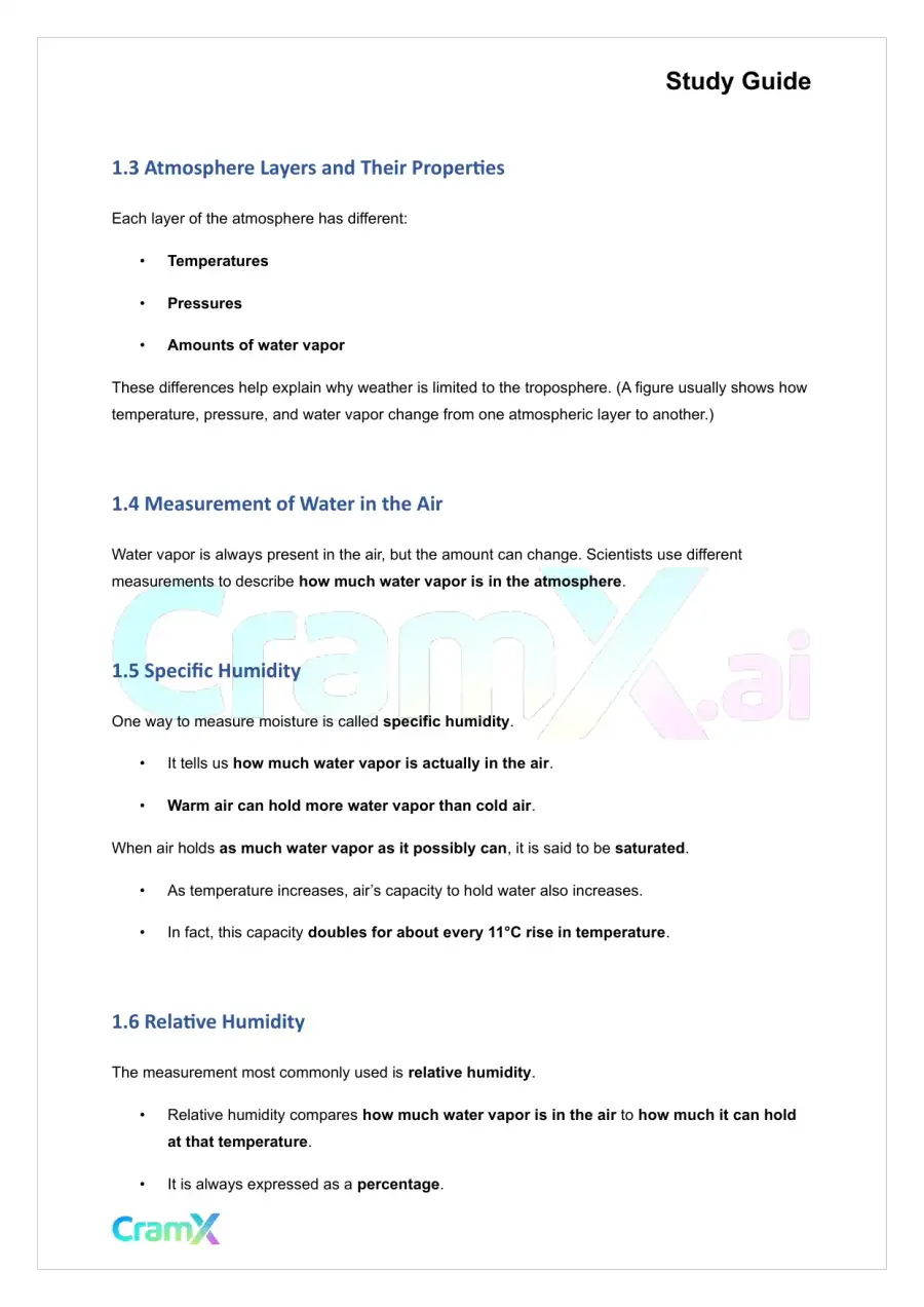 Earth Science - Weather, page 2
