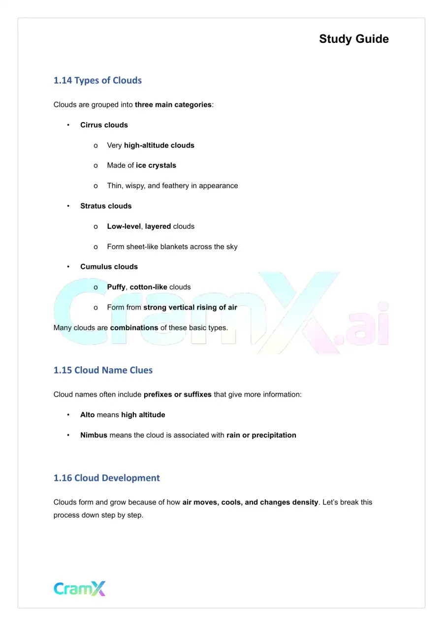 Earth Science - Weather, page 7