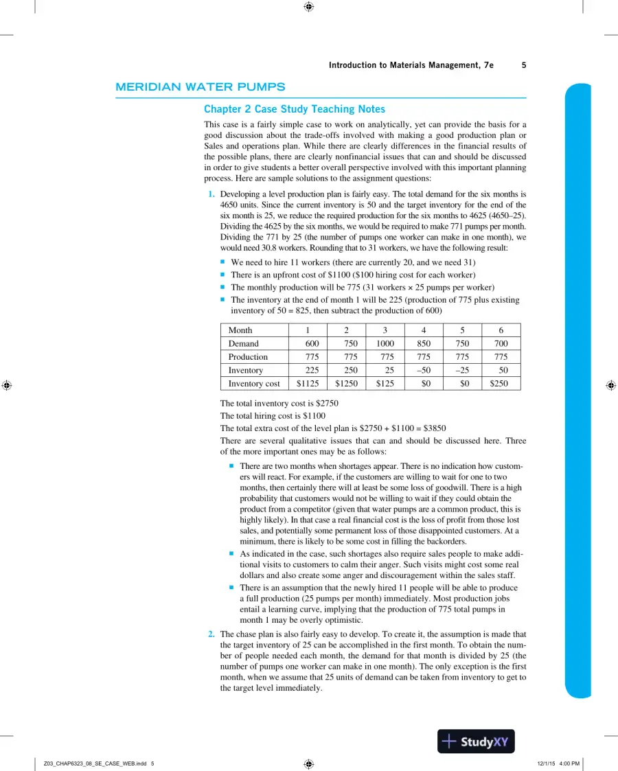 Solution Manual for Introduction to Materials Management, 8th Edition, page 6
