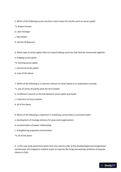 Health Psychology: Theory, Research and Practice Fourth Edition Test Bank - Page 9 preview image