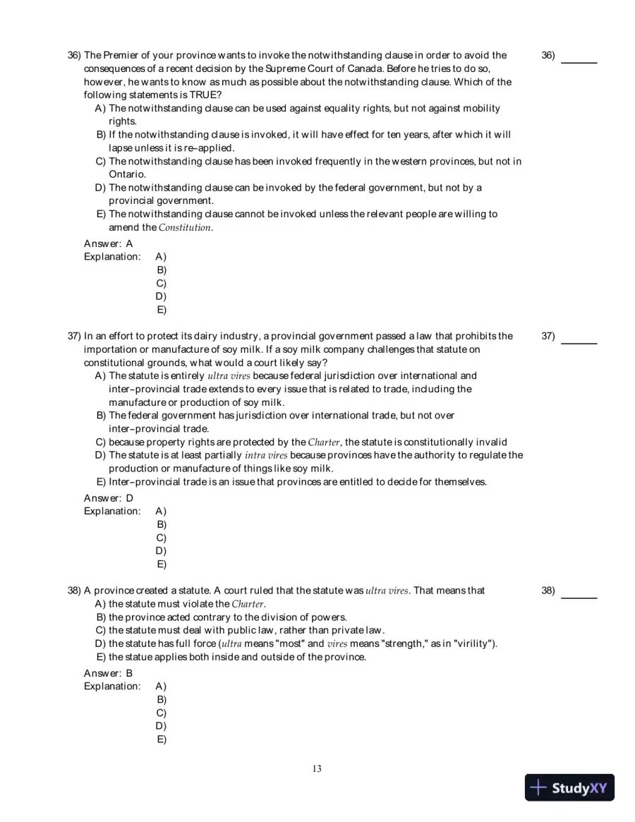 Managing The Law: The Legal Aspects Of Doing Business, 3rd Edition Test Bank, page 14