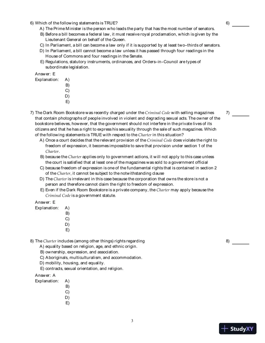 Managing The Law: The Legal Aspects Of Doing Business, 3rd Edition Test Bank, page 4