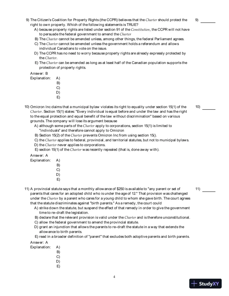 Managing The Law: The Legal Aspects Of Doing Business, 3rd Edition Test Bank, page 5