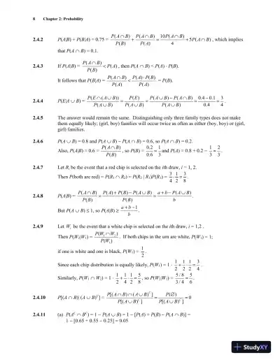Solution Manual for An Introduction to Mathematical Statistics and Its Applications, 6th Edition - Page 14 preview image
