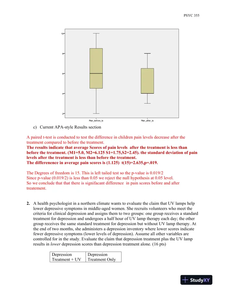 PSYC 355 SPSS Cumulative Assessment Instructions, page 4