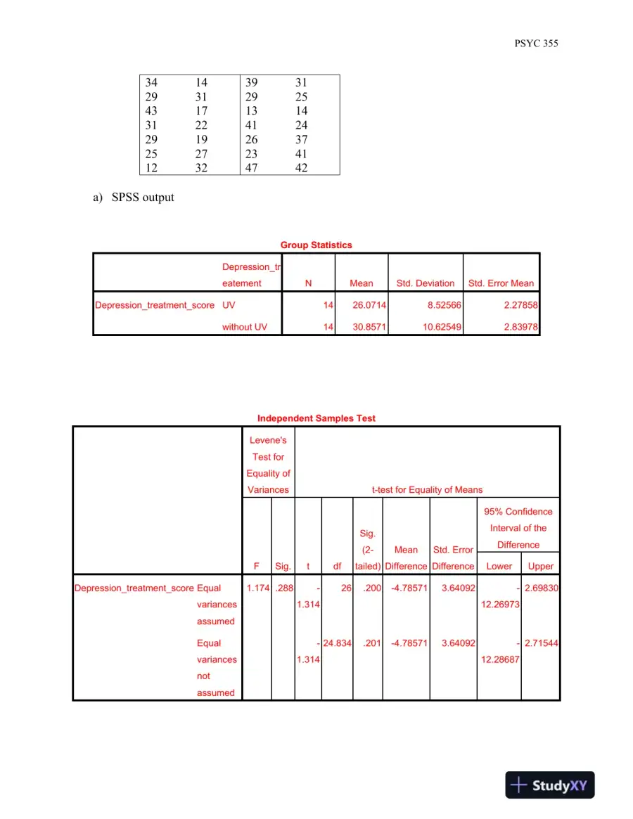 PSYC 355 SPSS Cumulative Assessment Instructions, page 5