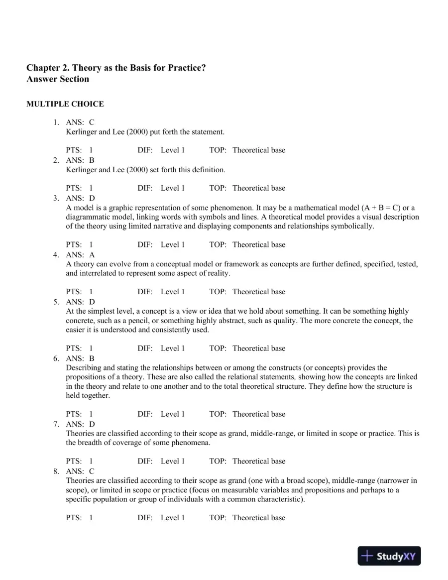 Advancing Your Career: Concepts in Professional Nursing 5th Edition Test Bank, page 8