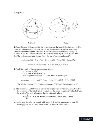 Solution Manual for To Measure the Sky: An Introduction to Observational Astronomy , 2nd Edition - Page 11 preview image