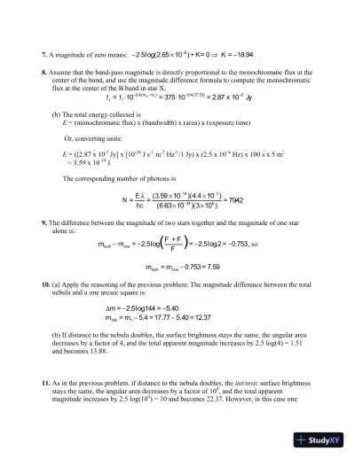 Solution Manual for To Measure the Sky: An Introduction to Observational Astronomy , 2nd Edition - Page 3 preview image