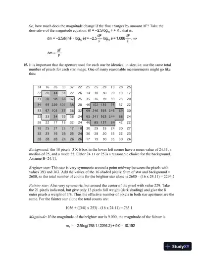Solution Manual for To Measure the Sky: An Introduction to Observational Astronomy , 2nd Edition - Page 5 preview image