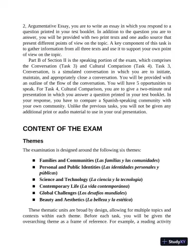 AP Spanish Language and Culture Premium, 2022-2023: 5 Practice Tests + Comprehensive Review + Online Practice (2022) - Page 15 preview image