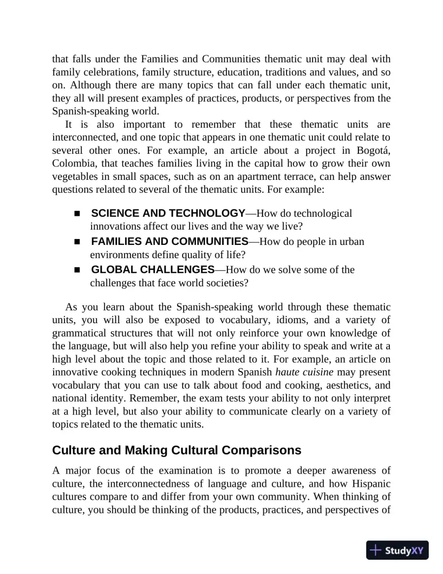AP Spanish Language and Culture Premium, 2022-2023: 5 Practice Tests + Comprehensive Review + Online Practice (2022), page 16