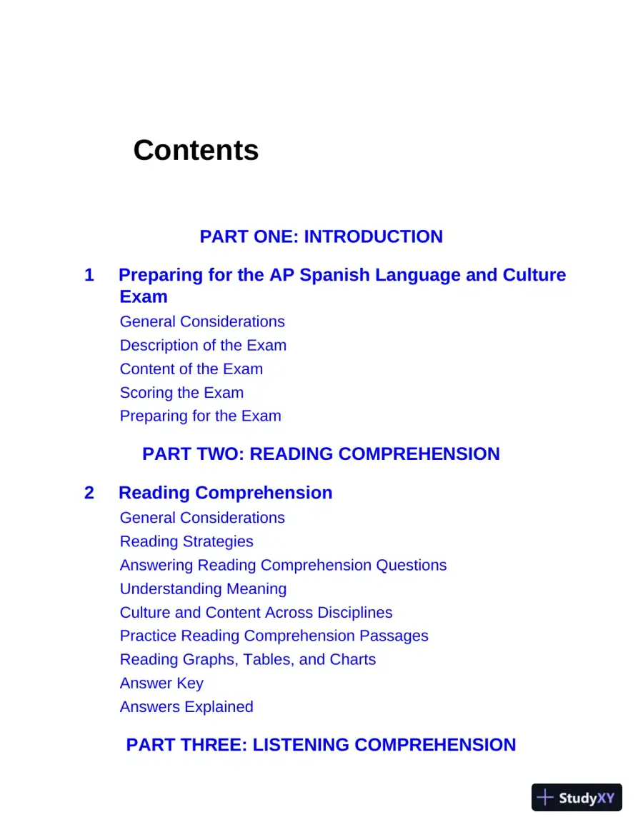 AP Spanish Language and Culture Premium, 2022-2023: 5 Practice Tests + Comprehensive Review + Online Practice (2022), page 7
