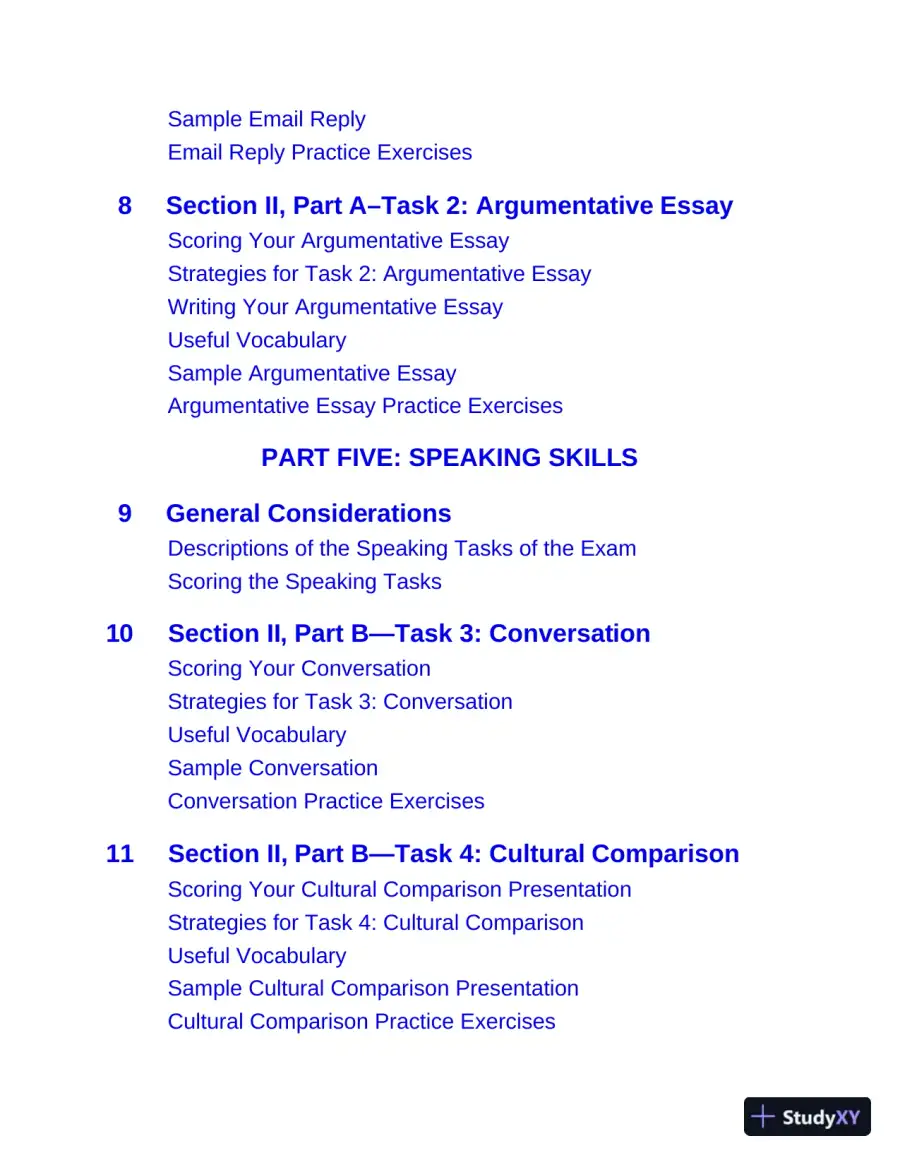 AP Spanish Language and Culture Premium, 2022-2023: 5 Practice Tests + Comprehensive Review + Online Practice (2022), page 9