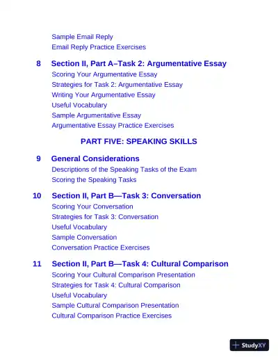 AP Spanish Language and Culture Premium, 2022-2023: 5 Practice Tests + Comprehensive Review + Online Practice (2022) - Page 9 preview image