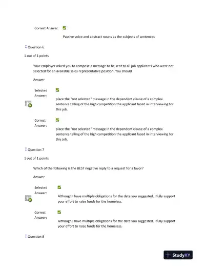 Effective Communication Techniques in Business Writing: A Comprehensive Analysis - Page 4 preview image