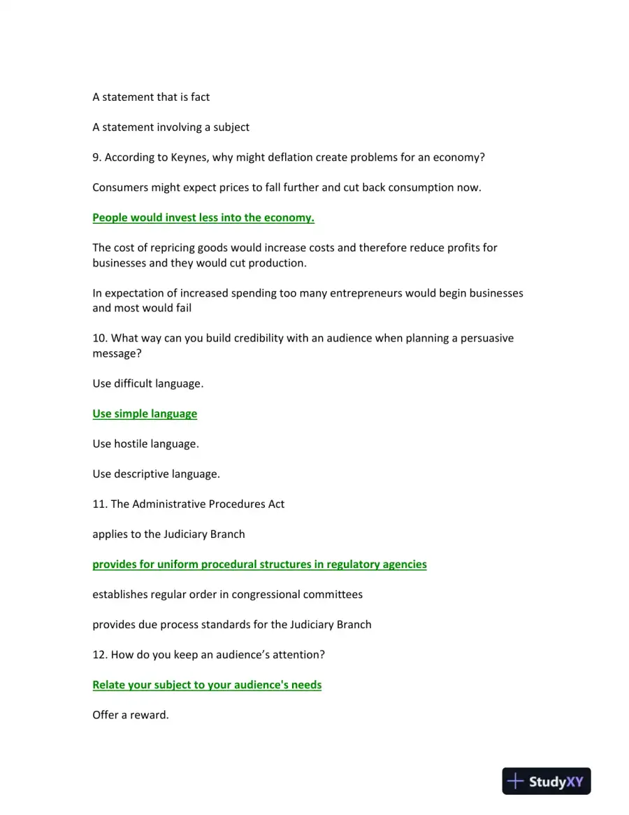 BUS 475 Final Exam Study Guide, page 4