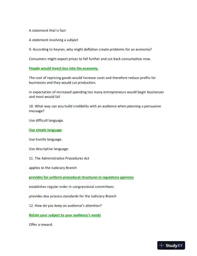 BUS 475 Final Exam Study Guide - Page 4 preview image