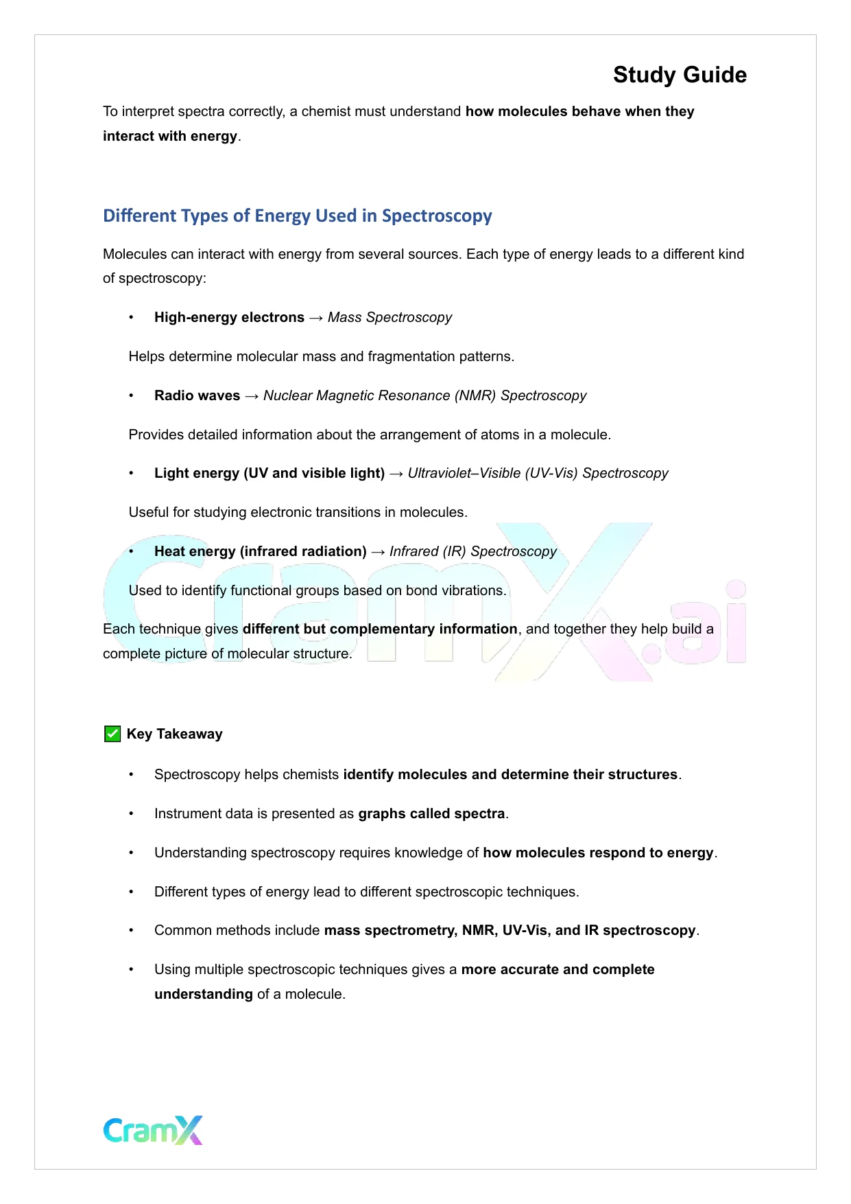 Organic Chemistry II - Spectroscopy and Structure - Page 5 preview image
