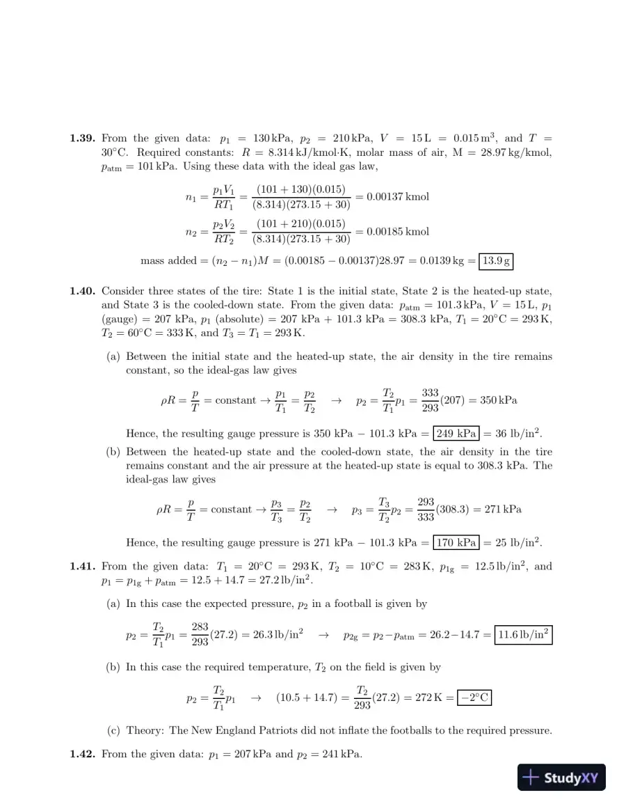 Solution Manual for Fluid Mechanics for Engineers, 2017 Edition, page 13