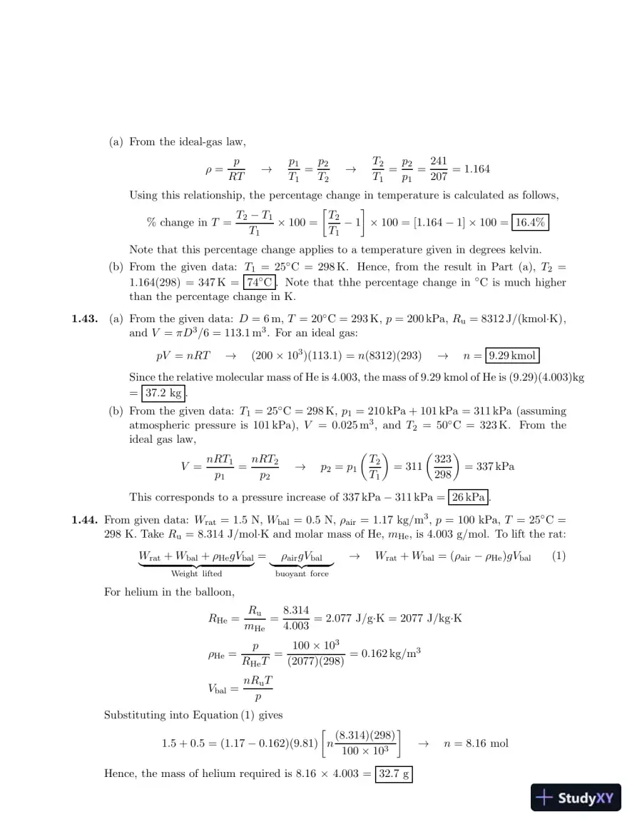 Solution Manual for Fluid Mechanics for Engineers, 2017 Edition, page 14