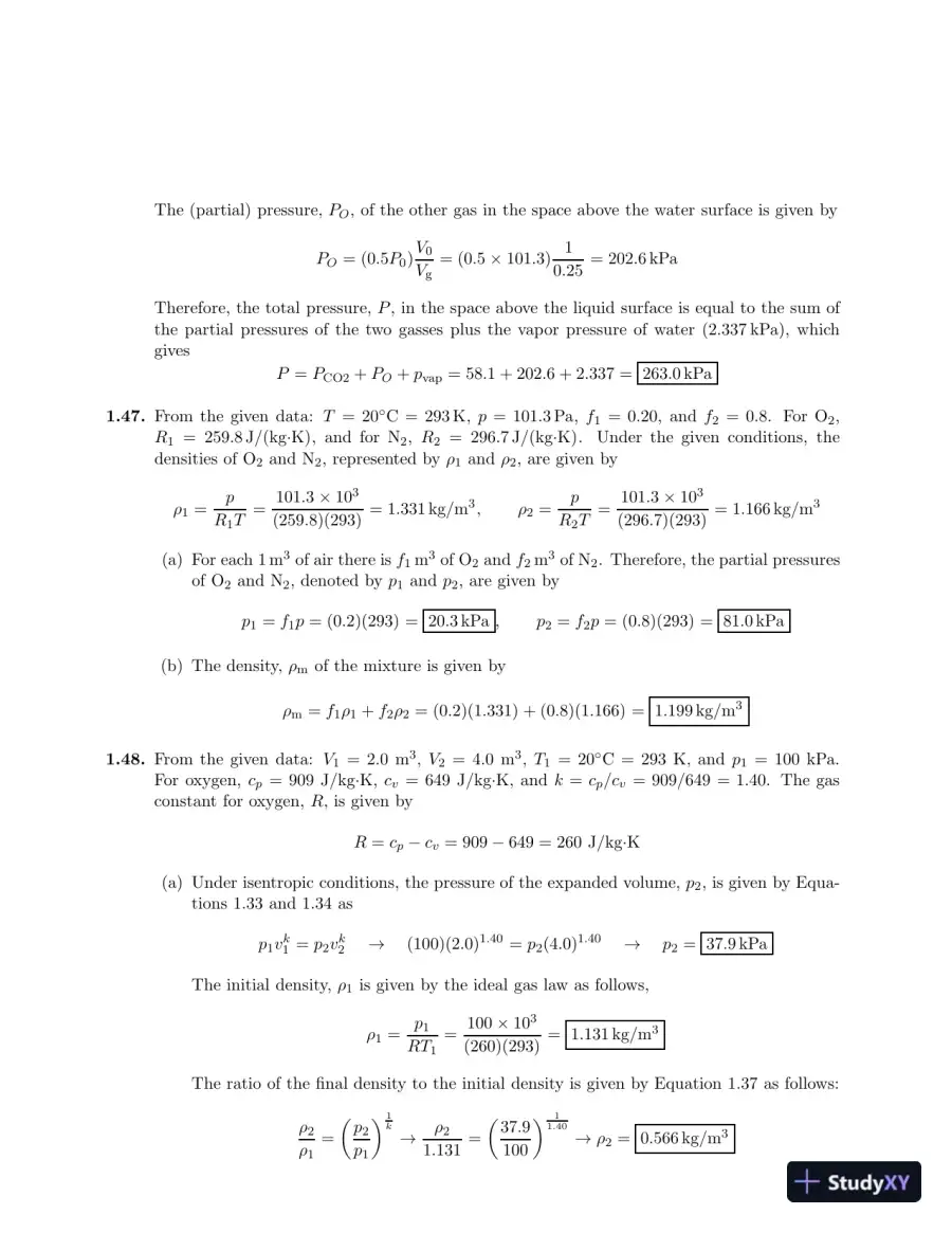 Solution Manual for Fluid Mechanics for Engineers, 2017 Edition, page 16