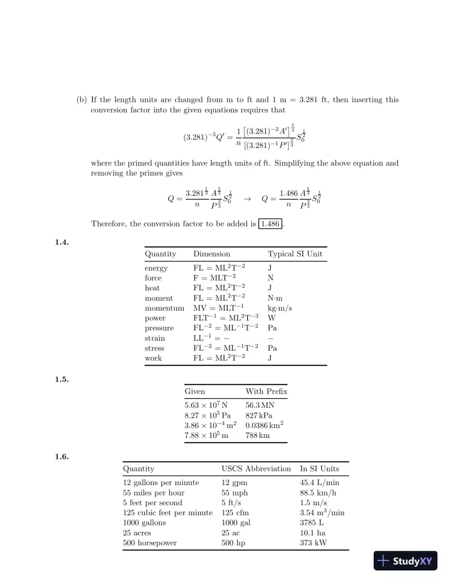 Solution Manual for Fluid Mechanics for Engineers, 2017 Edition, page 4