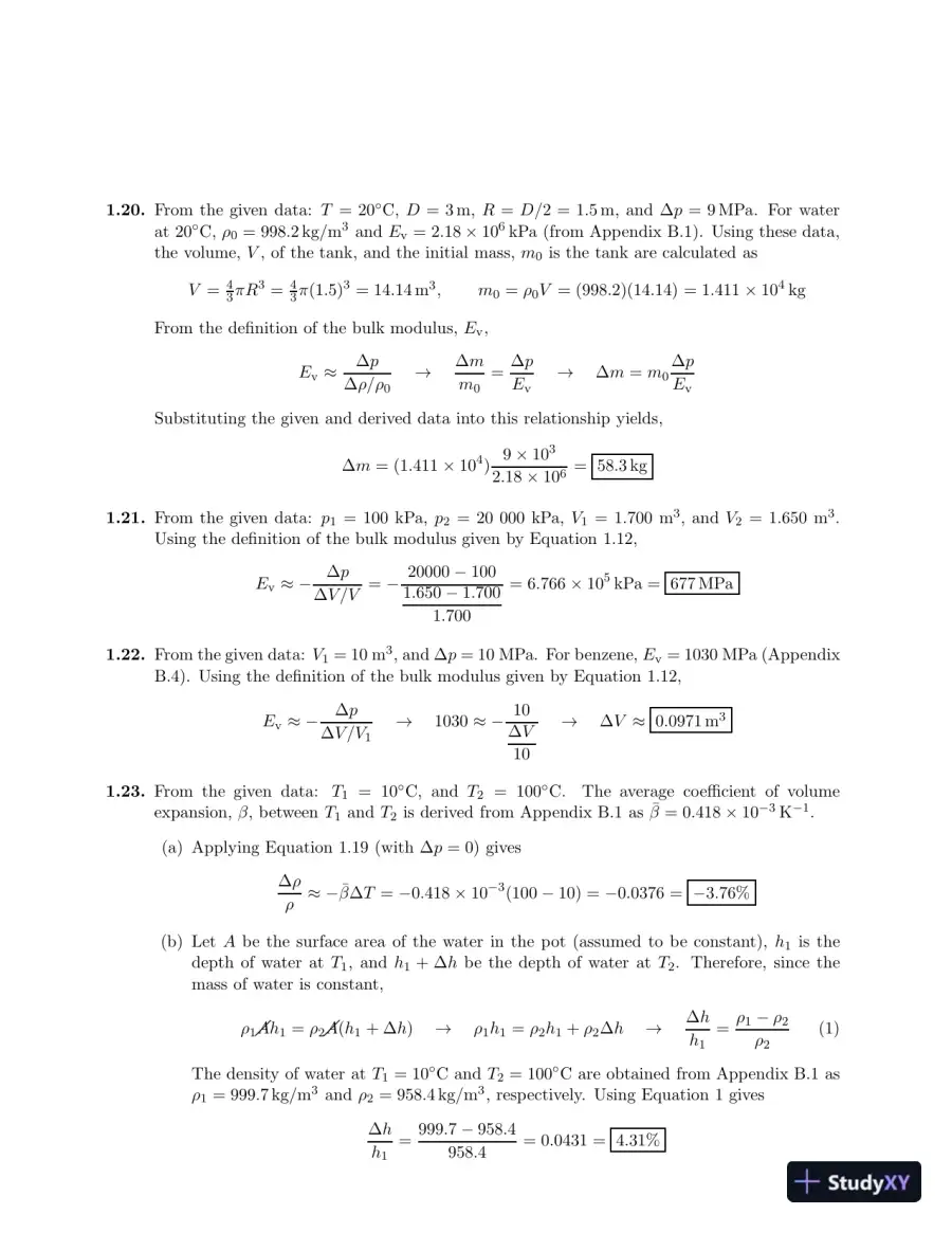Solution Manual for Fluid Mechanics for Engineers, 2017 Edition, page 8