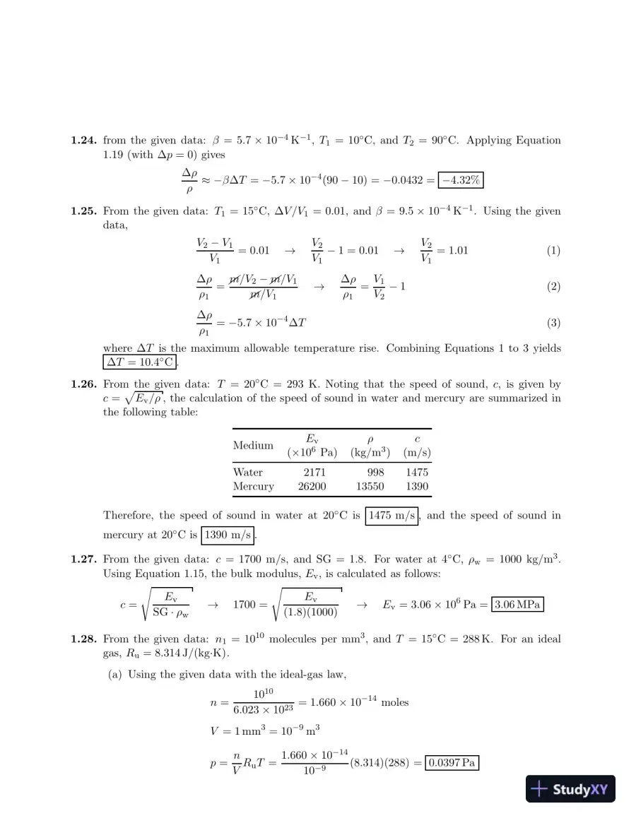 Solution Manual for Fluid Mechanics for Engineers, 2017 Edition, page 9