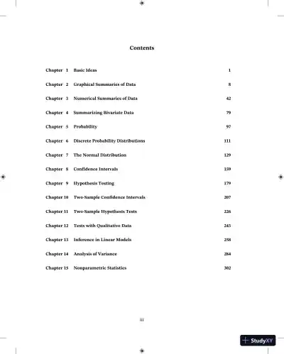 Solution Manual For Elementary Statistics, 3rd Edition - Page 1 preview image