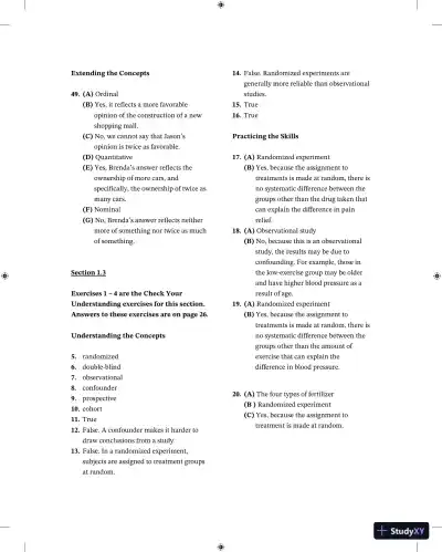 Solution Manual For Elementary Statistics, 3rd Edition - Page 5 preview image