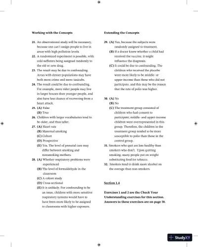 Solution Manual For Elementary Statistics, 3rd Edition - Page 6 preview image