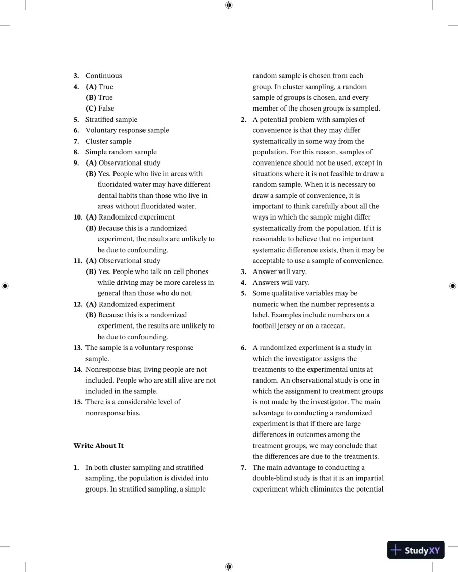 Solution Manual For Elementary Statistics, 3rd Edition, page 8