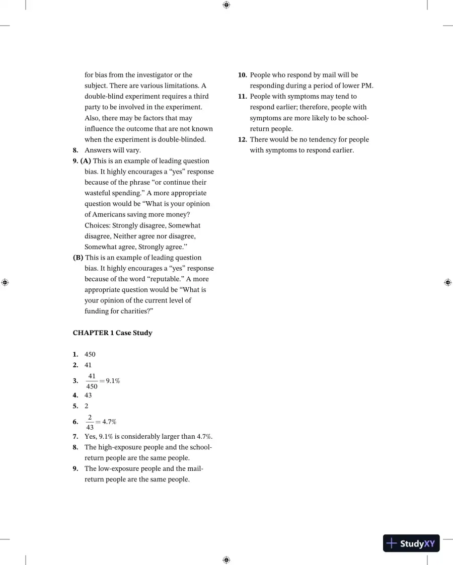 Solution Manual For Elementary Statistics, 3rd Edition, page 9