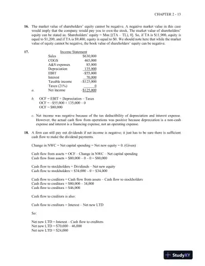 Solution Manual For Corporate Finance, 12th Edition - Page 13 preview image