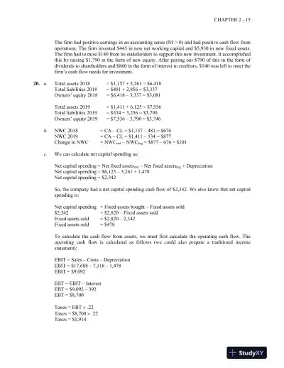 Solution Manual For Corporate Finance, 12th Edition - Page 15 preview image