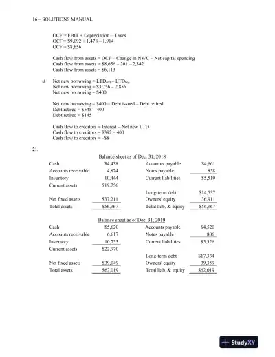 Solution Manual For Corporate Finance, 12th Edition - Page 16 preview image