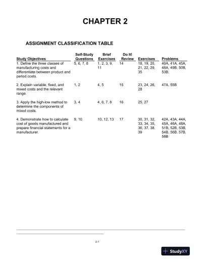 Solution Manual for Managerial Accounting: Tools for Business Decision-Making, Fifth Canadian Edition - Page 14 preview image