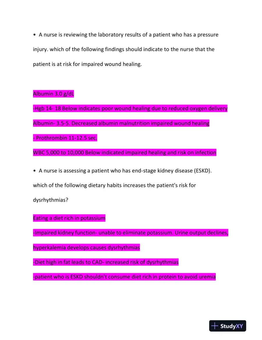 2023 ATI RN Nutrition Practice Exam With Answers (120 Solved Questions), page 4