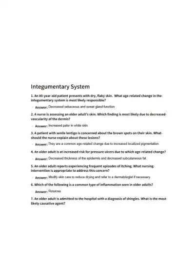 Physiological Changes Style Questions - Page 1 preview image