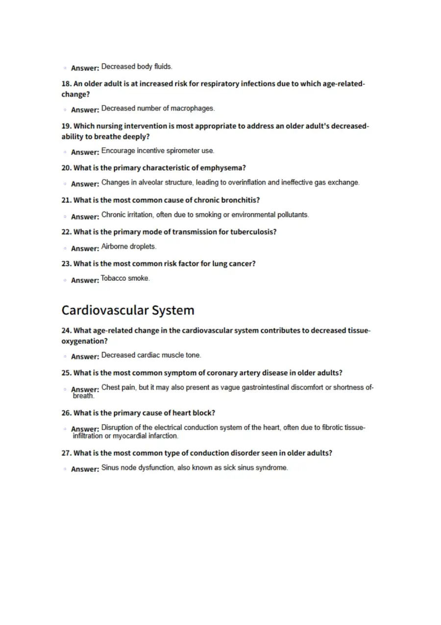 Physiological Changes Style Questions, page 3