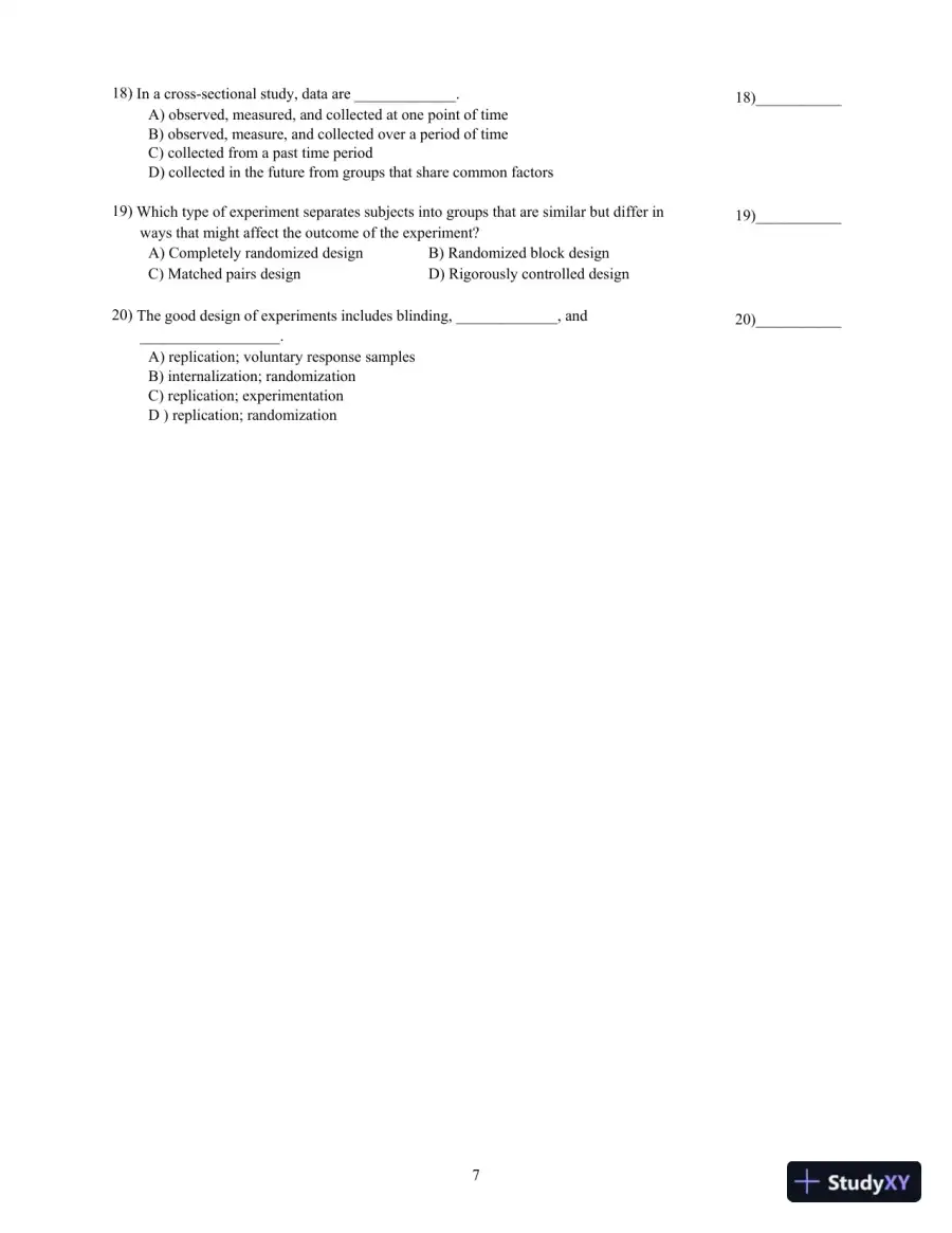 Test Bank For Essentials of Statistics, 6th Edition, page 11