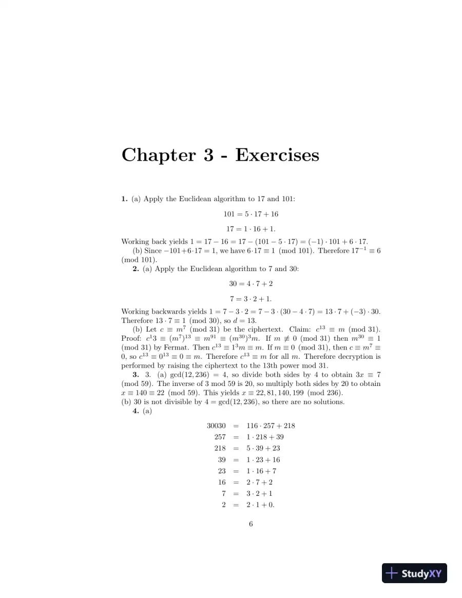 Solution Manual For Introduction To Cryptography With Coding Theory, 2nd Edition, page 11