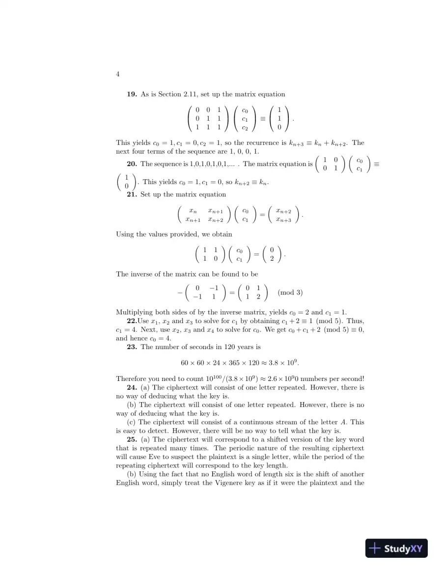 Solution Manual For Introduction To Cryptography With Coding Theory, 2nd Edition, page 9
