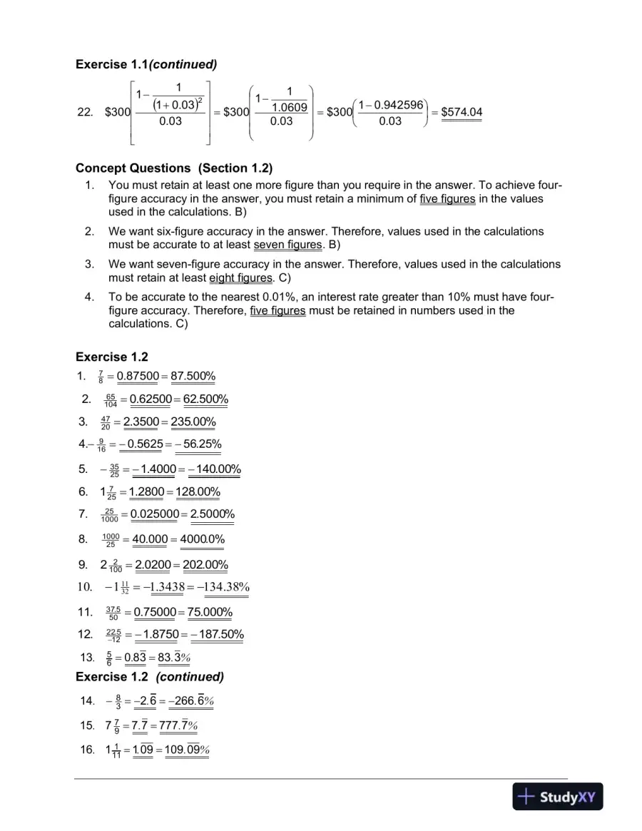 Fundamentals Of Business Mathematics In Canada, First Canadian Edition Solution Manual, page 3