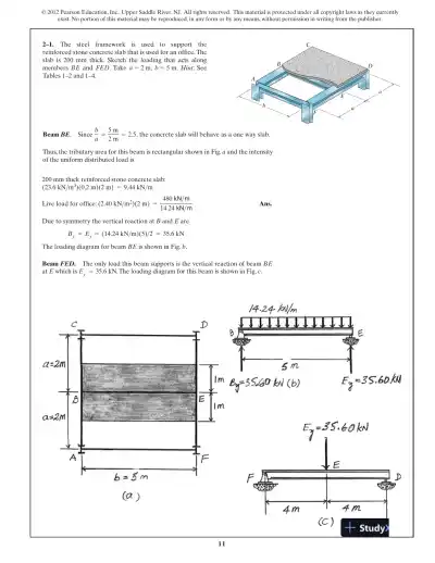 Solution Manual For Structural Analysis, 8th Edition - Page 12 preview image