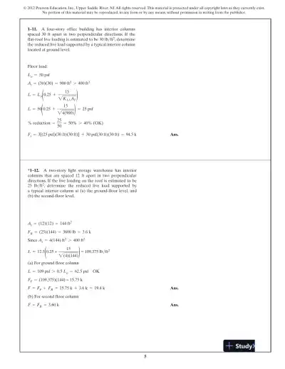 Solution Manual For Structural Analysis, 8th Edition - Page 6 preview image
