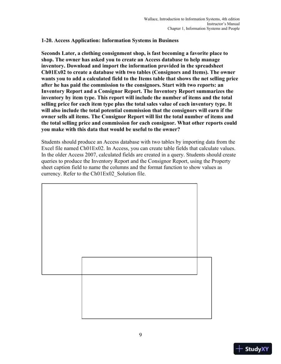 Solution Manual for Introduction to Information Systems, 4th Edition, page 10