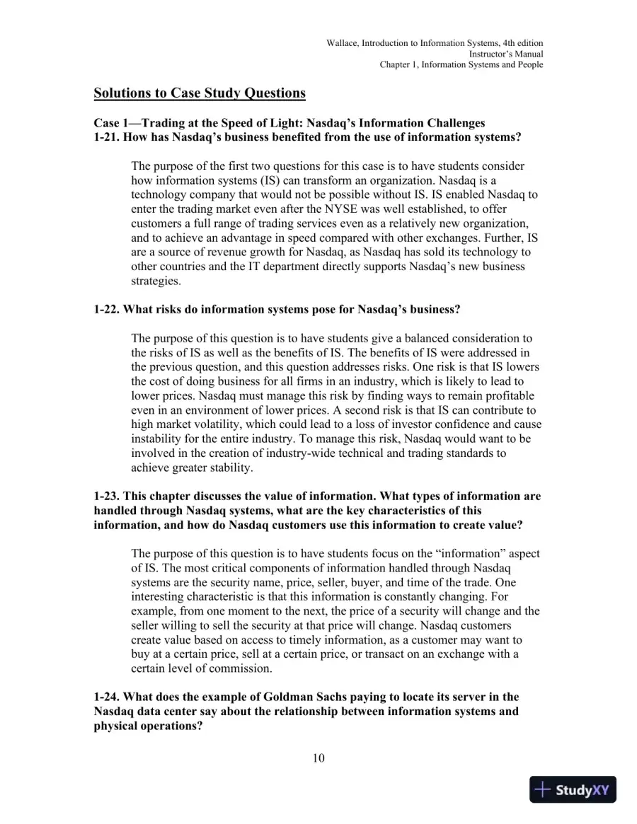 Solution Manual for Introduction to Information Systems, 4th Edition, page 11