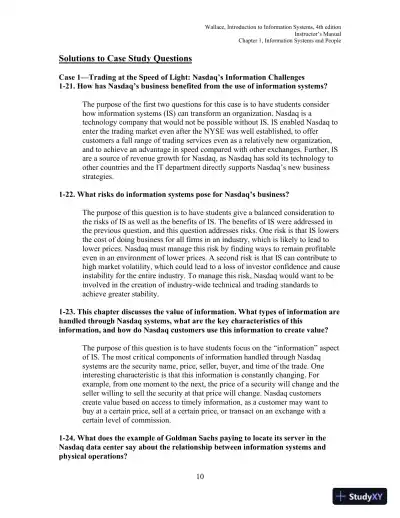 Solution Manual for Introduction to Information Systems, 4th Edition - Page 11 preview image